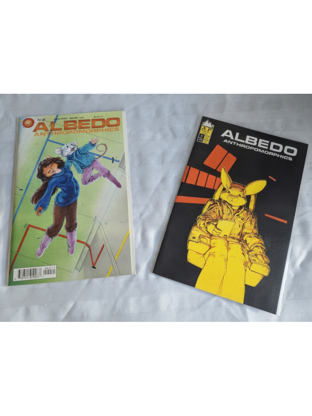 Lot Of 2 Vintage Albedo Anthropomorphics Comics Steve Gallacci Vol 2 Vol 4
